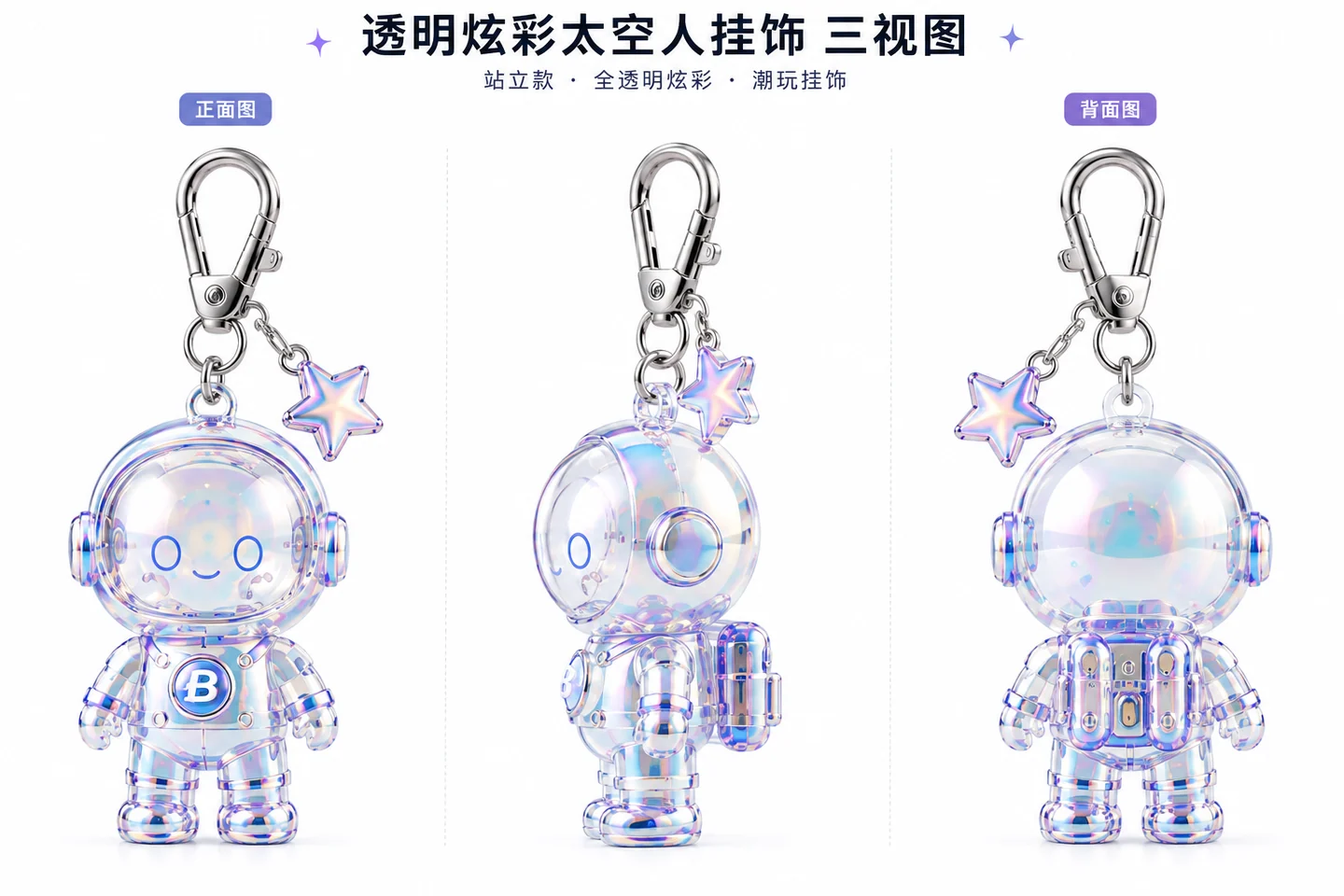 Space Astronaut Charm